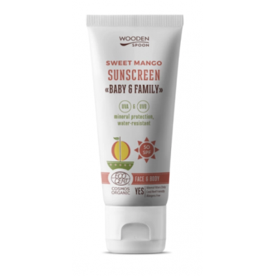 Protector Solar Bebé y Familia 50SPF "SWEET MANGO" 100ML