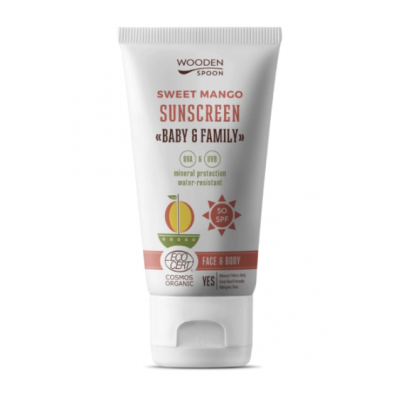 Protector Solar Bebé y Familia 50SPF "SWEET MANGO" 150ML